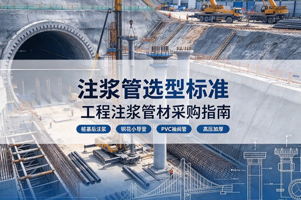 墨江注浆管选型标准